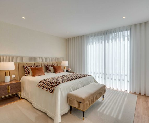 cama king size num quarto design interiores